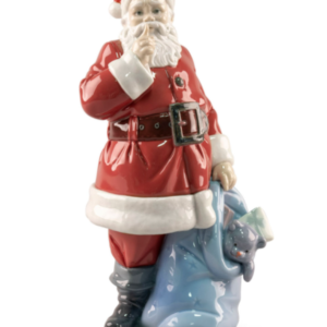 Statua “E’ arrivato Babbo Natale”, Lladrò