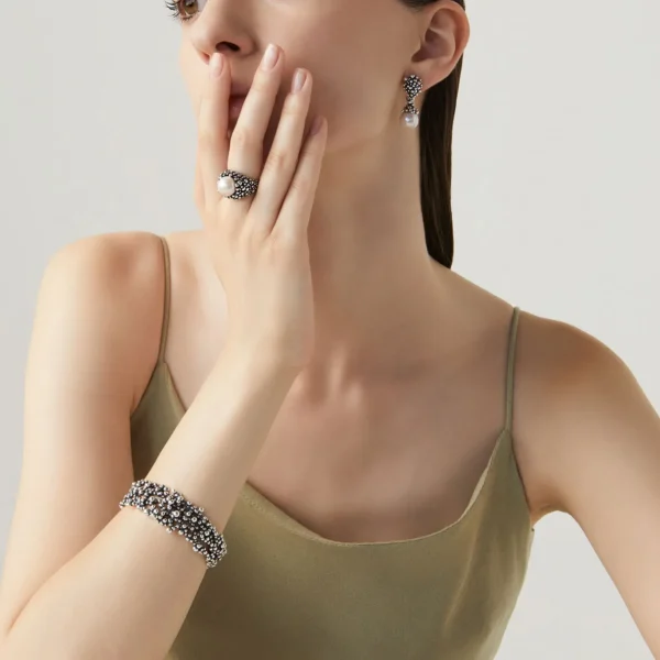 Anello drops perlage, Giovanni Raspini - immagine 3