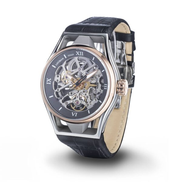 Orologio Montecristo Skeleton Rosegold, automatico, Locman - immagine 2