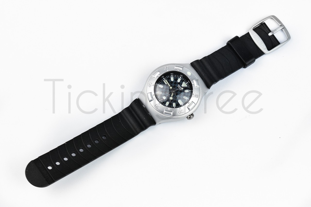 Orologio Irony Scuba 200 'Vortex Obscure' , Swatch - immagine 3