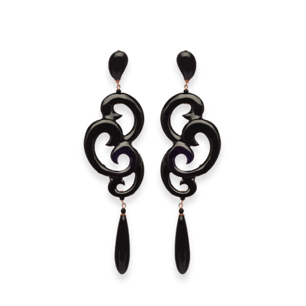 Orecchini Super Arabesque, Rosso Prezioso