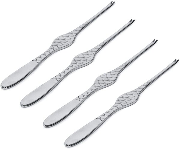 Set 4 forchettine per crostacei, Alessi