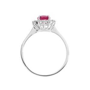 Anello con rubino e diamanti, Comete
