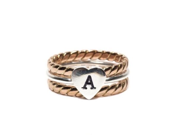 Anello con cuore personalizzabile, Cuori & Frecce - immagine 2