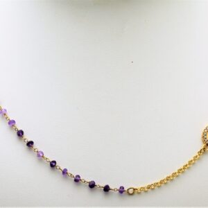 Collana ametista e Madonnina
