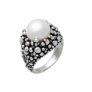 Anello drops perlage, Giovanni Raspini