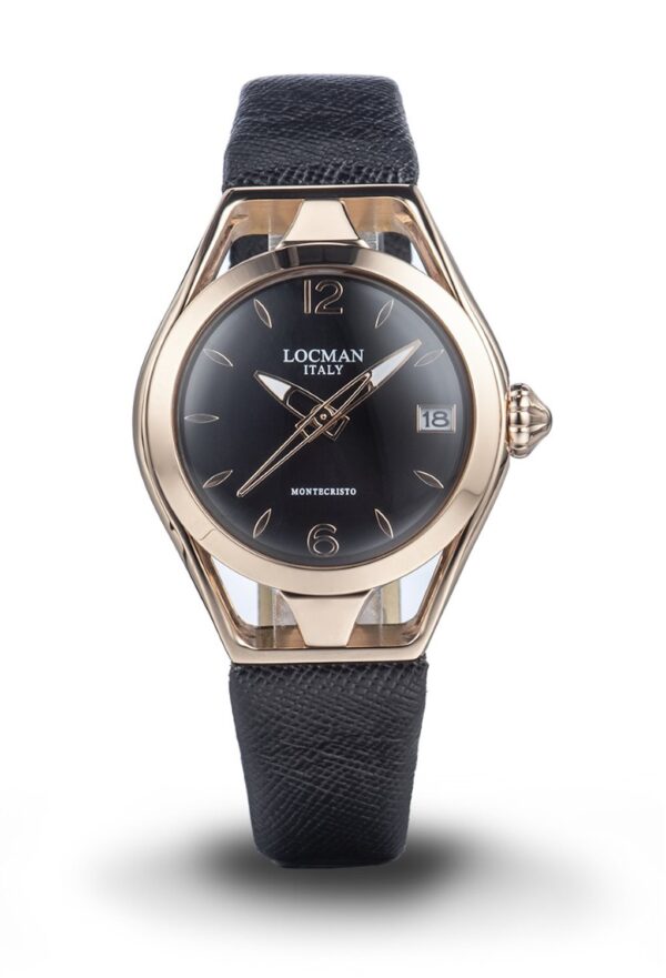 Orologio Montecristo Lady nero, solo tempo, Locman