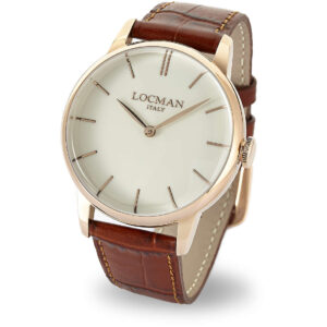 Orologio 1960 Cassa Rose Gold, Solo Tempo,  Locman