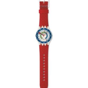 Orologio Scuba Red Scale Tuna, Swatch