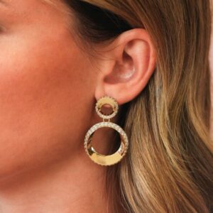 Orecchini pendente gold Caleida, Boccadamo