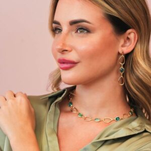 Girocollo verde gold Crisette, Boccadamo