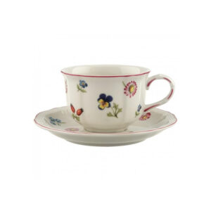 6 Tazze thè Petite Fleur con piatto, Villeroy & Boch