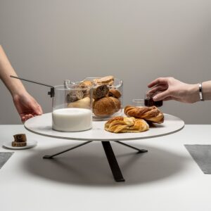 Centrotavola Gastronomico girevole white, Knindustrie