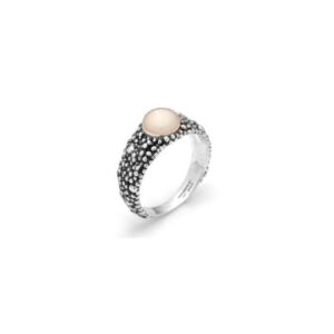 Anello perlage giada rosa, Giovanni Raspini