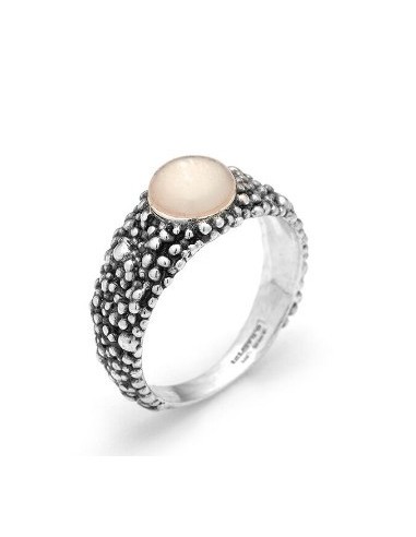Anello perlage giada rosa, Giovanni Raspini - immagine 2