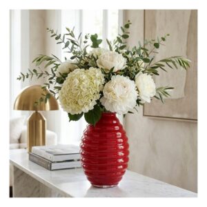 Vaso Anelli rosso, Onlylux
