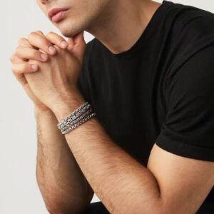 Bracciale Bizantina quadra piccola, Giovanni Raspini
