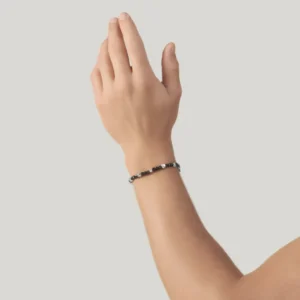 Bracciale spinello nero dadi, Giovanni Raspini
