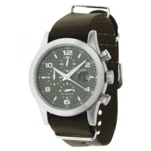 Orologio Island cronografo verde acciaio, Locman